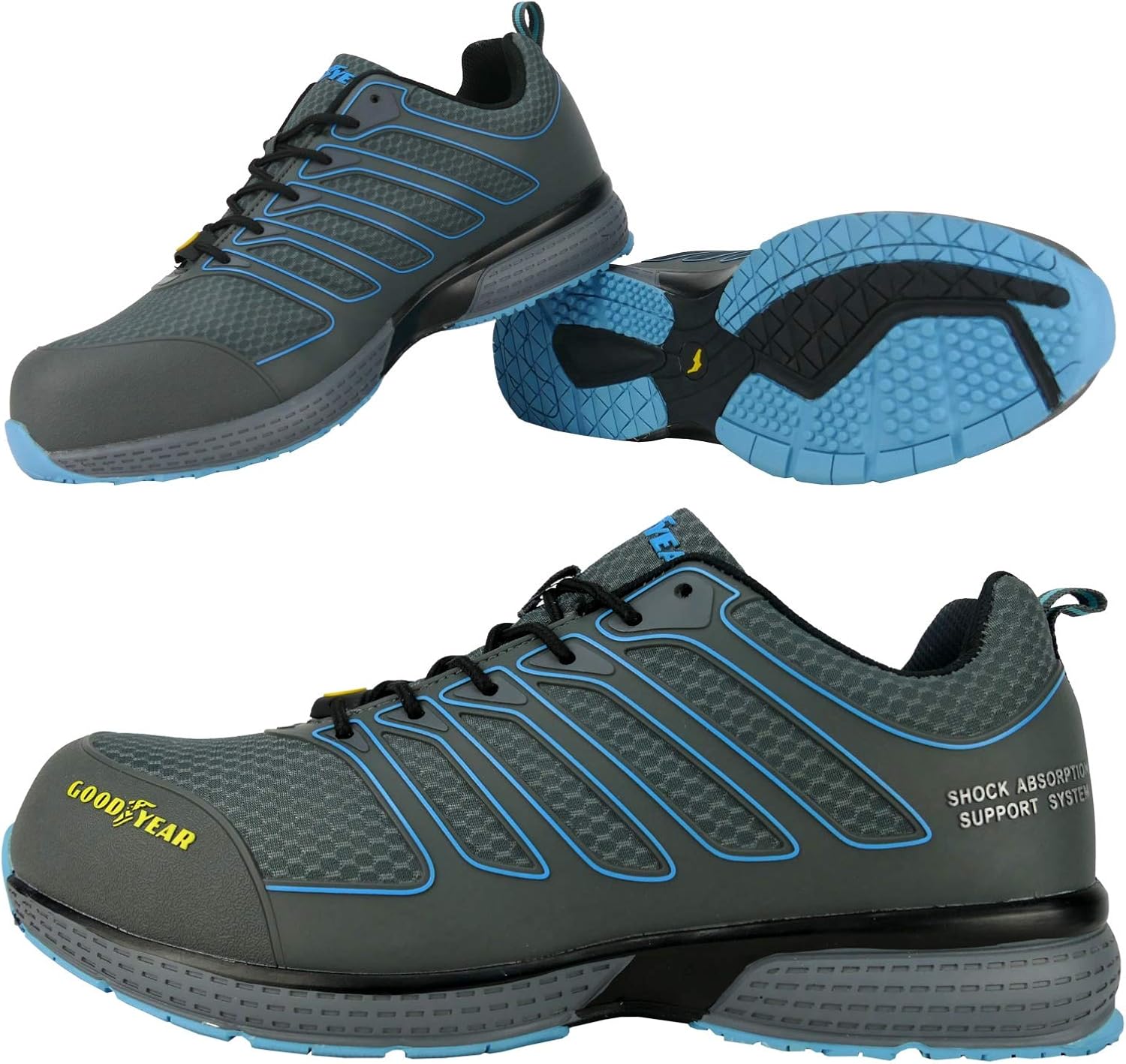Goodyear SRC 1622 WT Safety Shoes S3 Grey Edition Work Shoes Grey Blue