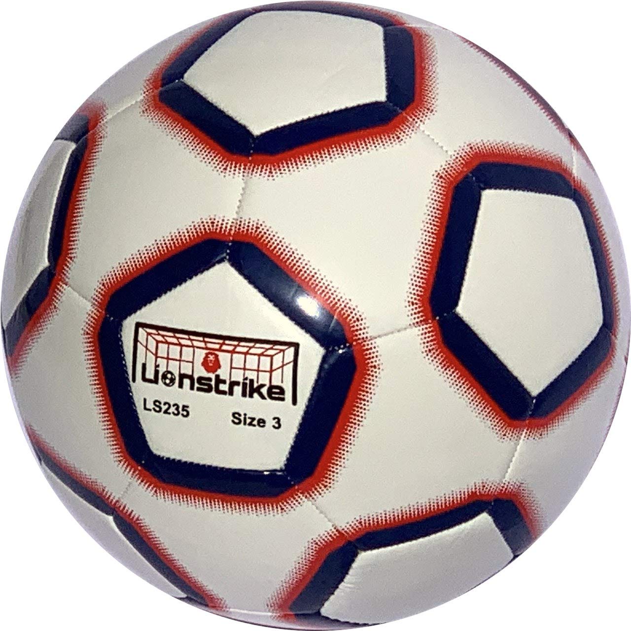 Lionstrike Size 3 Lite Football With NeoBladder Technology | Light Kids Football Size 3 (Age 3-7 Years)| Boys/Girls Indoor Outdoor Training/Coaching Football |4 Layered Construction & Leather Coating