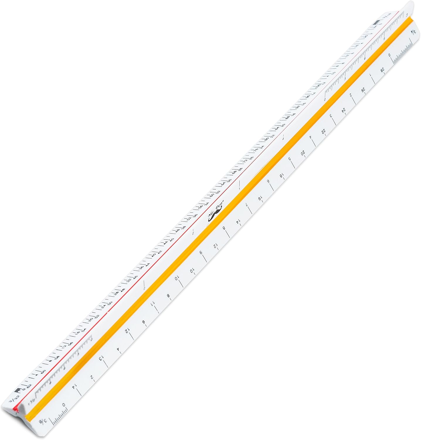 Mr. Pen Architectural Triangular Ruler Set with 12 Inch Triangular Scale, 11 Inch 30/60 and 8 Inch 45/90 Triangles : Office Products