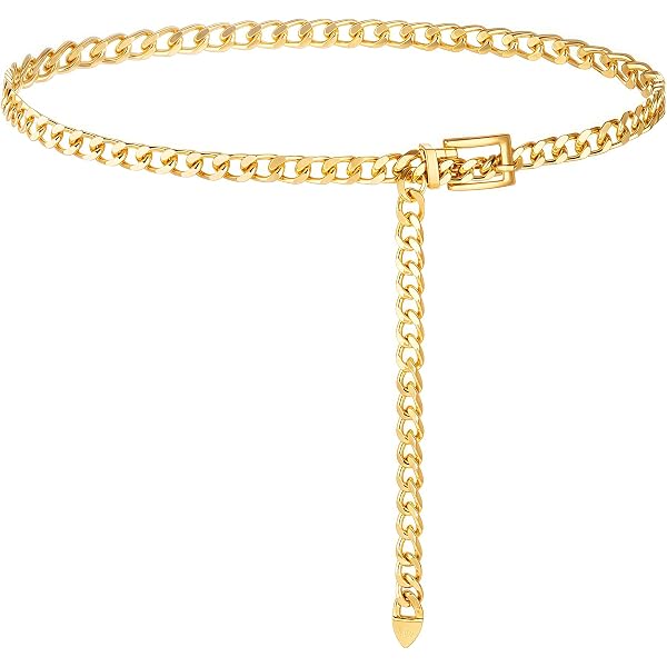 Amazon.com: Waist Chain Belts for Women Fashion Adjustable  display picture 2