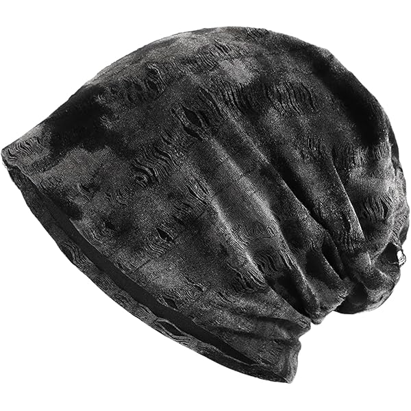 CLAPE Oversized Baggy Skull Cap Summer Thin Knit Hat Men's Slouch