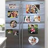 Custom Photo Magnet, Personalized Picture for Kitchen Fridge, Locker and Office Magnets with Variation Shapes and Four Differents Sizes Made in The USA