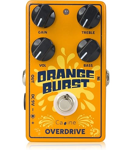 Pedal Efeito Para Guitarra Elétrica Caline Pure Sky Overdrive Pedaleira 9v Dc Verdrive Azul Portatil