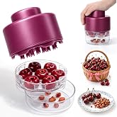 7 in 1 Cherry Pitter Tool for Multiple Cherries Seed Remover Quick and Effortless Removal Suitable for kitchen, Save Time &amp; Space for Making Cherry Jam