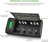 Bonai LCD Rechargeable Battery Charger for AA AAA C D 9V Batteries view 3