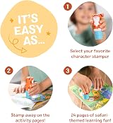 Melissa & Doug Sticker WOW Tiger 24-Page Pad & 300 Stickers Stamp Stamper view 6