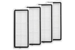 RGKUTI （4Sets）Replacement Washable HEPA Filter Compatible With Roborock QRevo S, QRevo Pro, QRevo Plus, Qrevo MaxV, Qrevo Curv Qrevo Edge, S5A Robot Vacuum Cleaners, High Efficiency Filter Accessories Kit