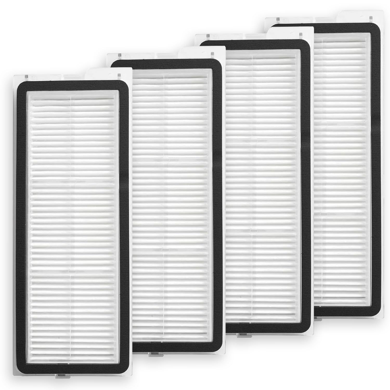 Photo 1 of ?4Sets?Replacement Washable HEPA Filter Compatible With Roborock QRevo S, QRevo Pro, QRevo Plus, Qrevo MaxV, Qrevo Curv Qrevo Edge, S5A Robot Vacuum Cleaners, High Efficiency Filter Accessories Kit
