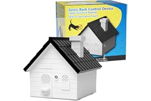 VONDER Anti Barking Device, Ultrasonic Dog Bark Deterrent Devices, Bark Box, 50 Ft. Dog Barking Control Device Indoor Outdoor for Dogs Training & Behavior Aids