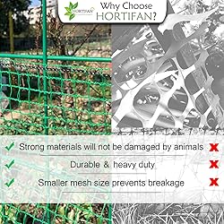 Hortifan Temporary Fence Plastic Mesh Fencing, 4FT