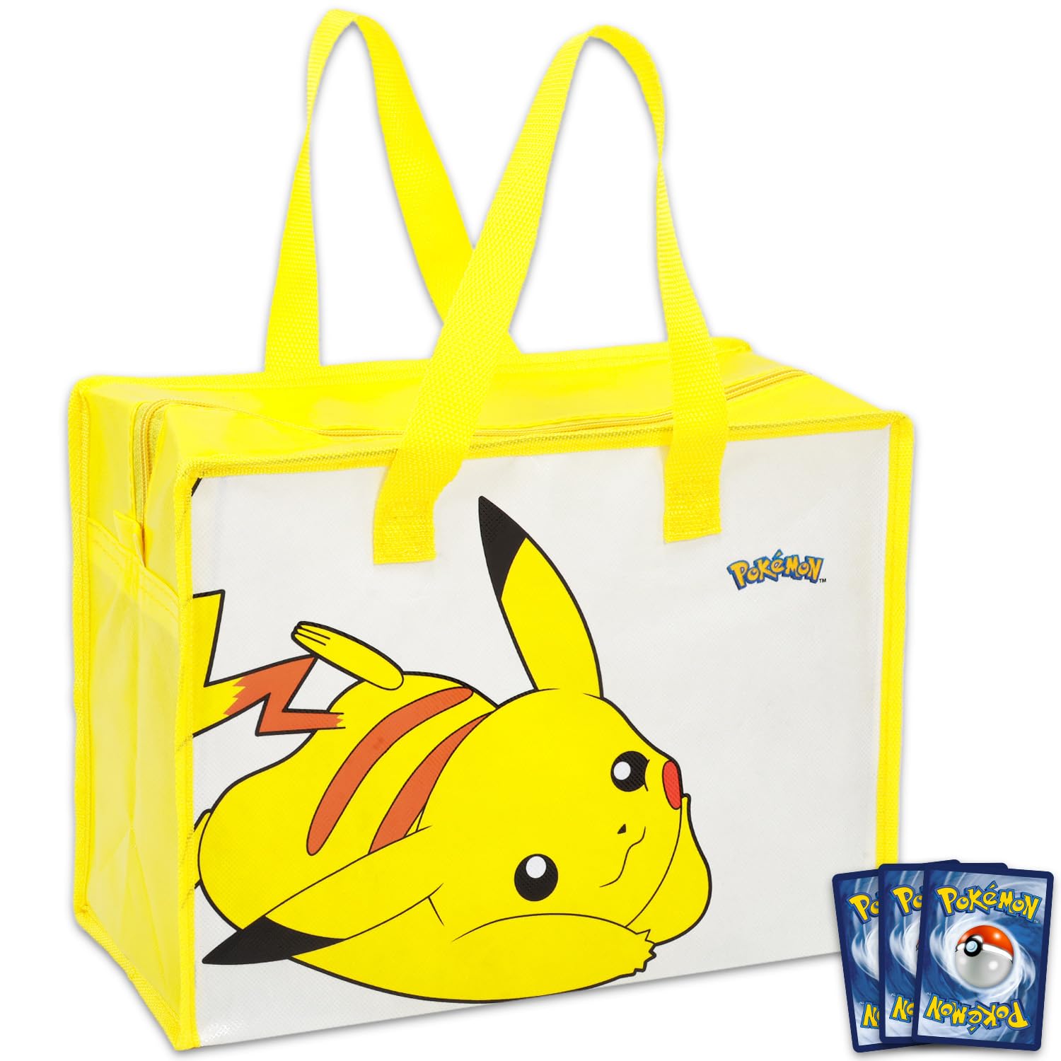Photo 1 of ***MISSING CARDS***
Nintendo Pokemon Tote Bag Set - Accessories Bundle with Pikachu Grocery Bag Set with Plus Pokemon Cards | Pikachu Reusable Bags for Kids, Men, Women (Styles May Vary)