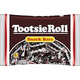 Tootsie Roll Snack Bars, Individually Foil Wrapped Candy - 14.5oz Bag | Individually Wrapped, For Kids, Parties, Classroom, Peanut Free, Kosher, Gluten Free