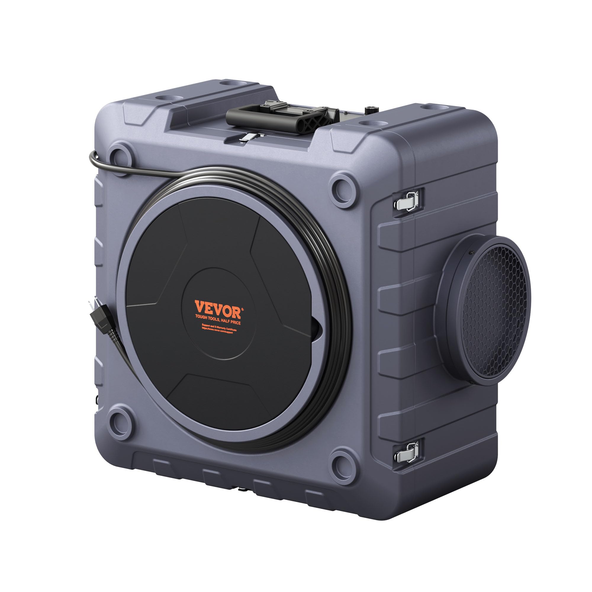 VEVOR Air Scrubber with 3-Stage Filtration, Stackable Negative Air Machine 550 CFM, Air Cleaner with MERV10, Carbon, H13 HEPA, for Home, Industrial and Commercial Use