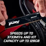 Kingston FURY Beast 32GB (2x16GB) 2666MHz DDR4 CL16 Desktop Memory view 4