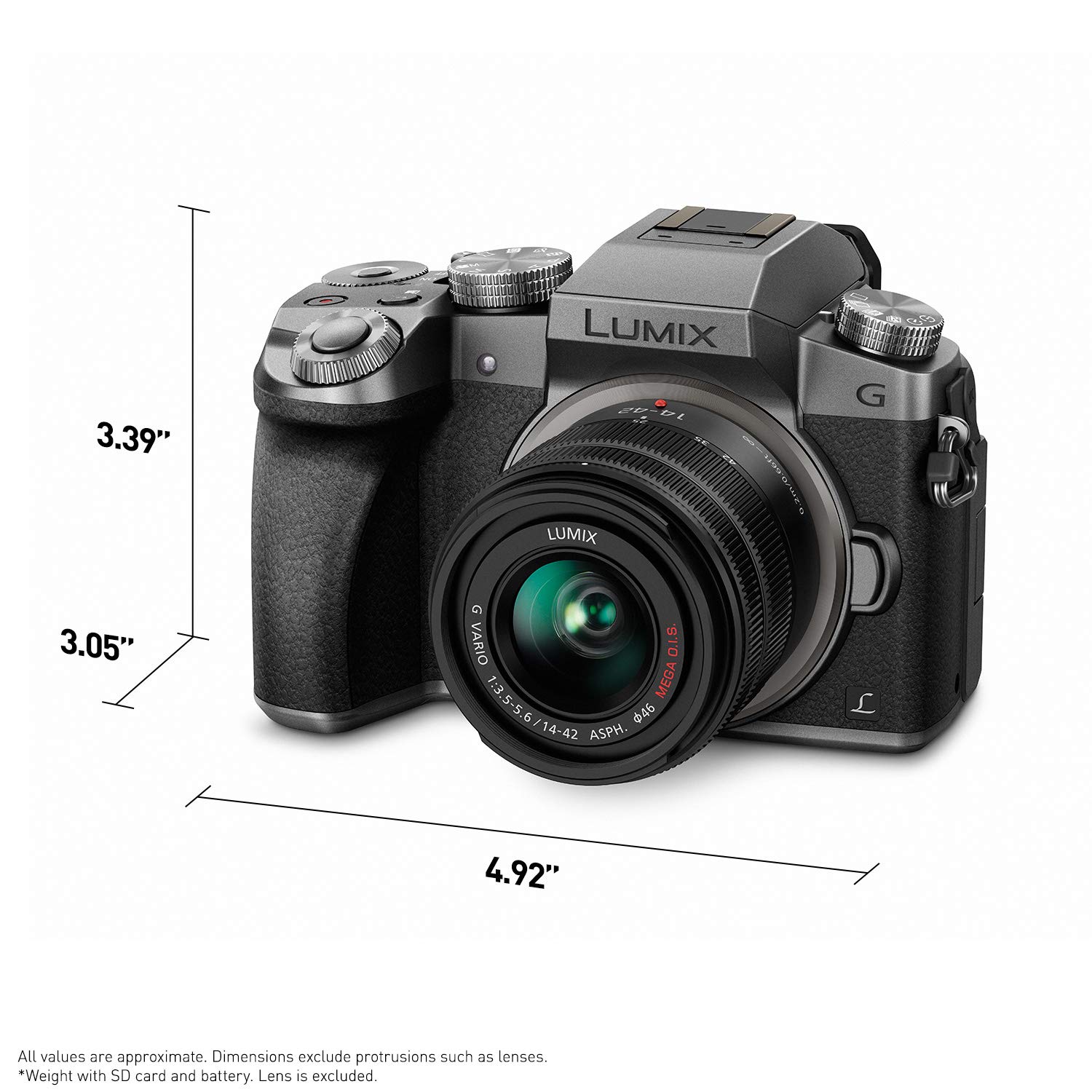 Panasonic Lumix G7KS 4K Mirrorless Camera, 16 Megapixel Digital Camera