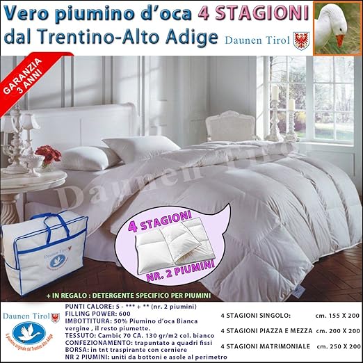 title=DAUNEN TIROL di Facilcasa – IL PIUMINO ORIGINALE DAL TRENTINO ALTO ADIGE- 4