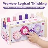 Lehoo Castle Montessori Toys for 1 Year Old Toddler Safe Wood Gift Set view 6