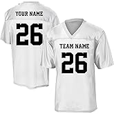 Custom Replica Football Jerseys for Men Personalized Team Name & Number Football Jerseys 2 Side