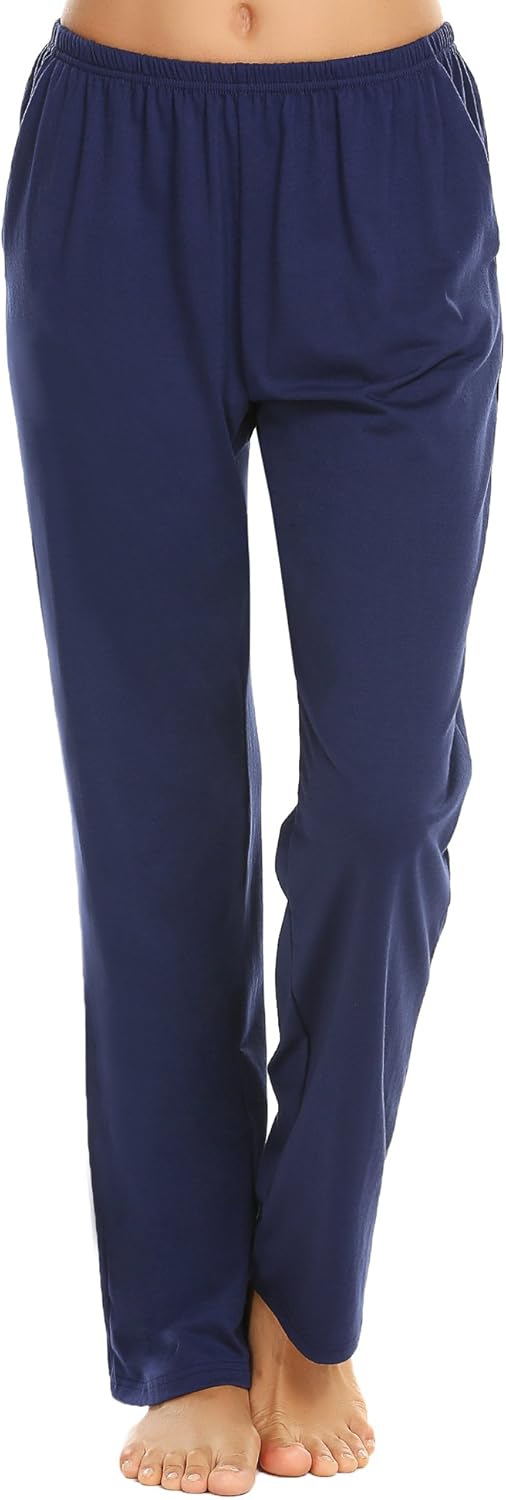 Ekouaer Pajama Pants Women’s Casual Lounge Pants Soft Cotton Sleepwear Pj Bottoms S-XXL at  Women’s Clothing store