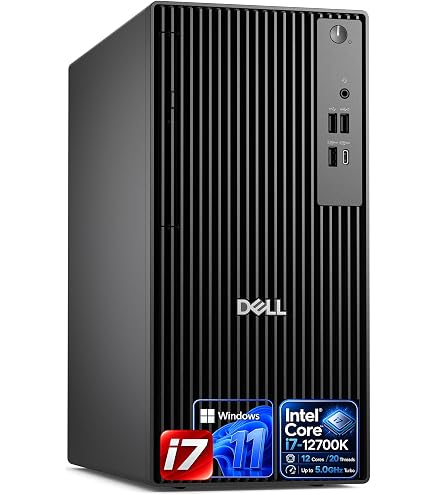 Amazon.com: Dell Desktop Tower, Intel Core i7-12700K(12 Cores, 20