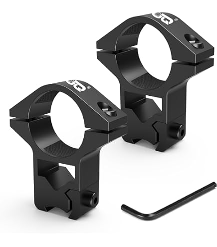 Weaver Quad-Lock Rings 49053, Tipoff, Medium, 1-Inch, Matte Black