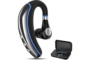 FIMITECH Bluetooth Headset, Wireless Earpiece V5.0 Bluetooth Earpiece Ultralight Hands Free for Business/Office/Driving/Sporting