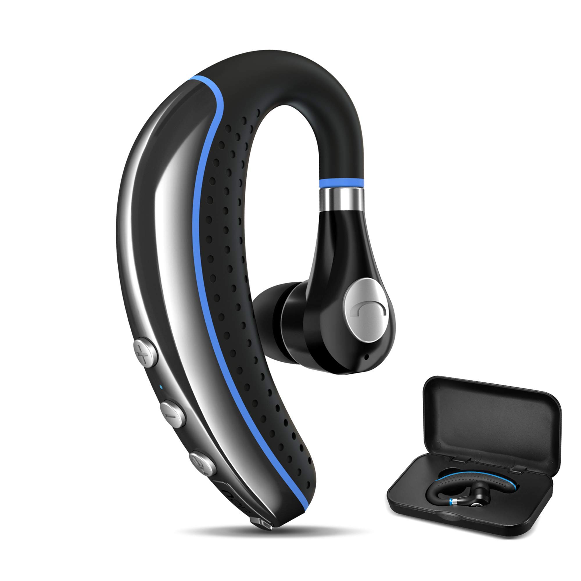 Photo 1 of **NO CASE**FIMITECH Bluetooth Headset, Wireless Earpiece V5.0 Bluetooth Earpiece Ultralight Hands Free for Business/Office/Driving/Sporting