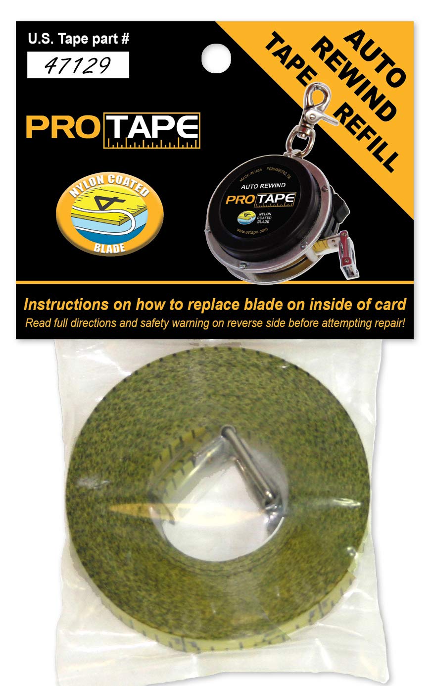 ProTape 3/8" x 100' Replacement Tape for ProTape 900DCB - 10ths & Diameter 47129 by US Tape