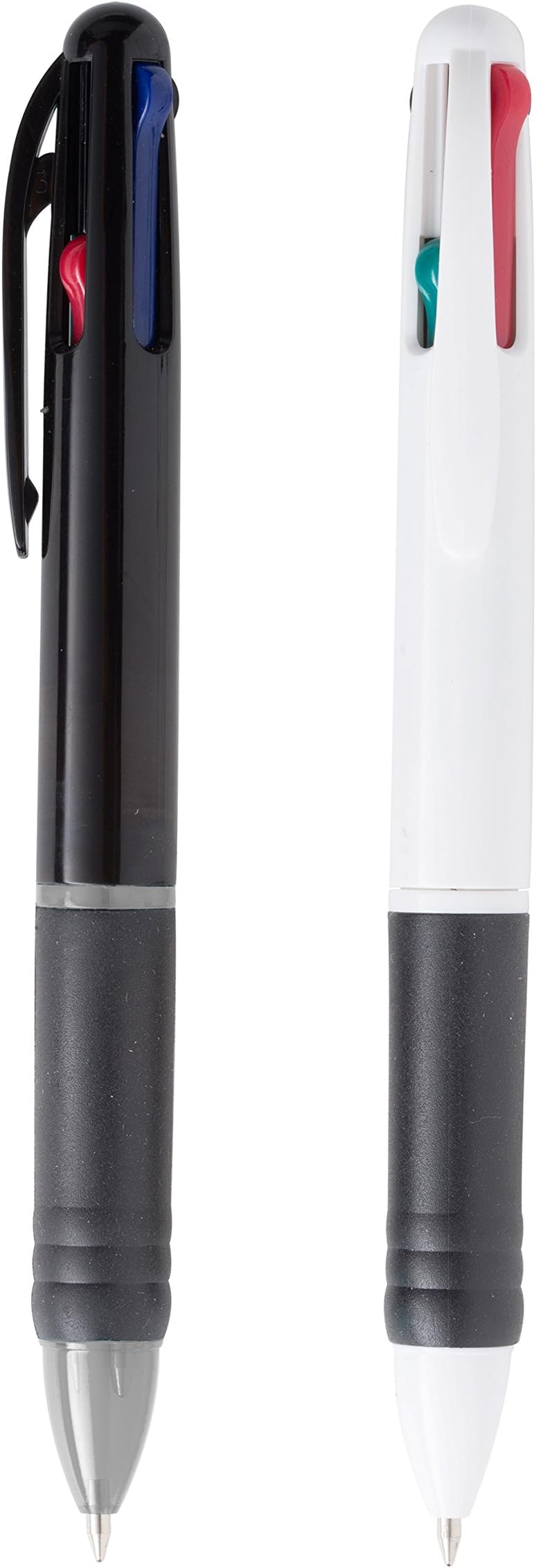 Farrys Bulk Wholesale Lot 4-Color Ink Pens 25 Pack White (4441)