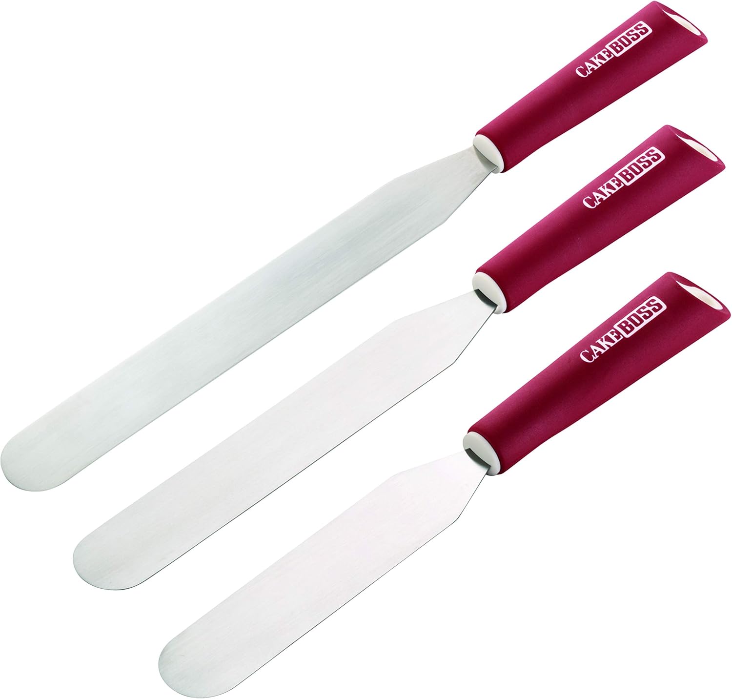 3 Piece Stainless Steel Icing Spatula Set Kitchen & Dining