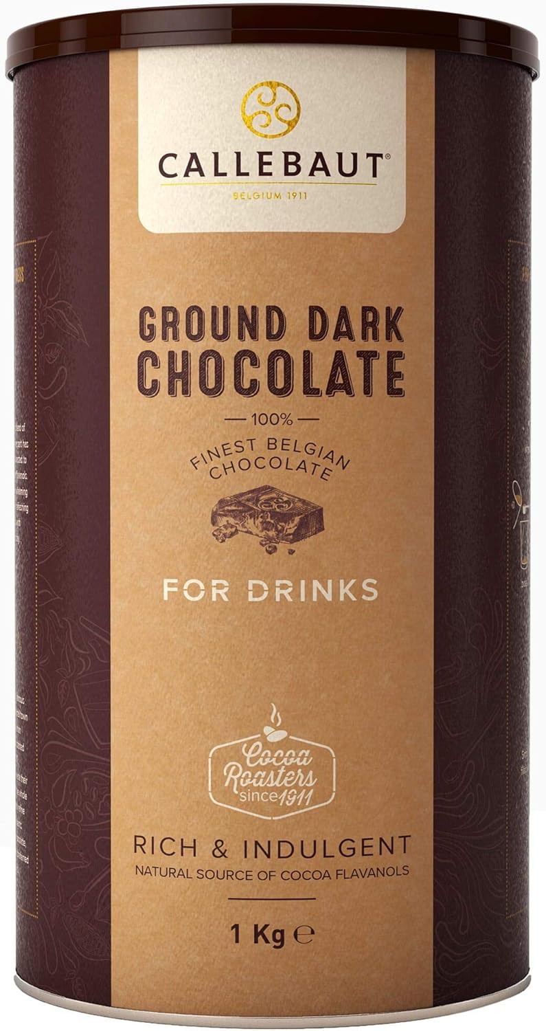Callebaut Ground Dark Chocolate for Drinks 1x1kg Amazon.co.uk Grocery