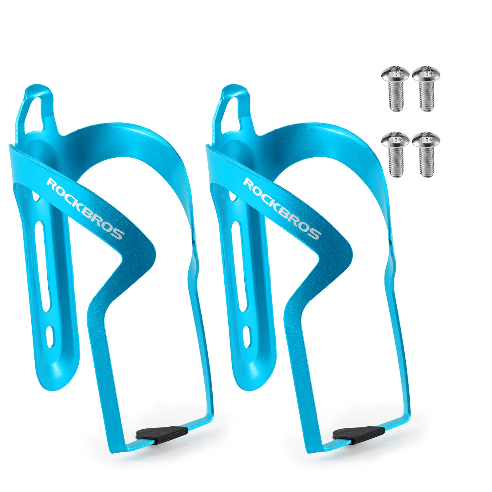 ROCKBROS Bicycle Bottle Cage Bicycle Accessories Drinking Bottle Cage Aluminum Alloy Cup Holder Blue/Black/Red