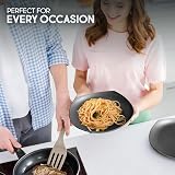 Greentainer Unbreakable Lightweight Dinnerware Set Service for 4 Grey view 6