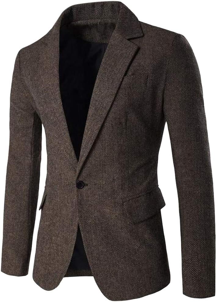 Palarn Hooded Pullover Fashion Men's Casual Solid Long Sleeve Turn-Down Collar Jacket Coat