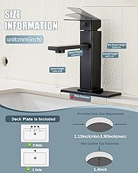 Casavilla Bathroom Sink Faucet, Oil Rubbed Bronze