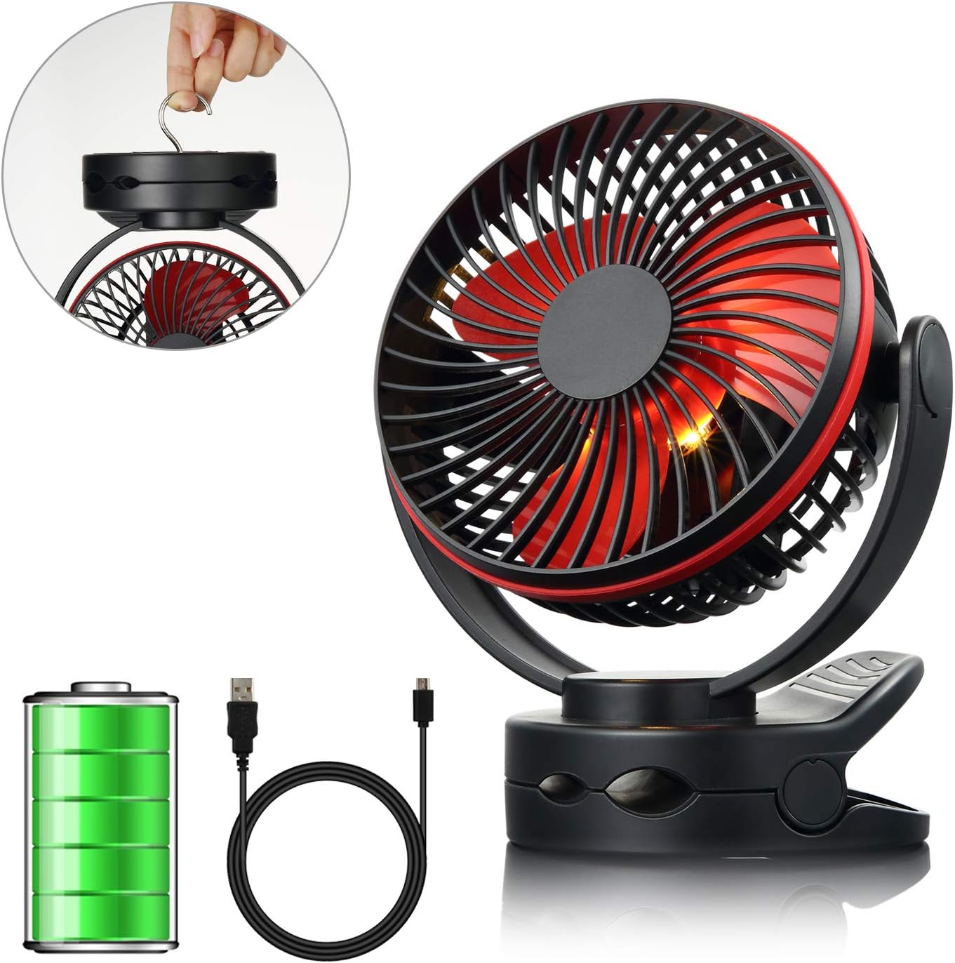 Best Efluky 3 Speeds Mini Desk Fan
