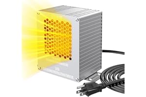 BESTWOOO 2026 Boat Engine Compartment Heater 400W | PTC Ceramic Marine Bilge Heater with Automatic Thermostat, IPX7 Waterproof Aluminum Shell & IPX8 Fan, Fast Safe Heating for Boats, RVs & Truck Compartments