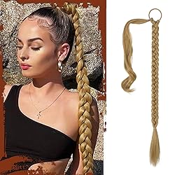 SOFEIYAN Long Braid Ponytail Extension with Hair