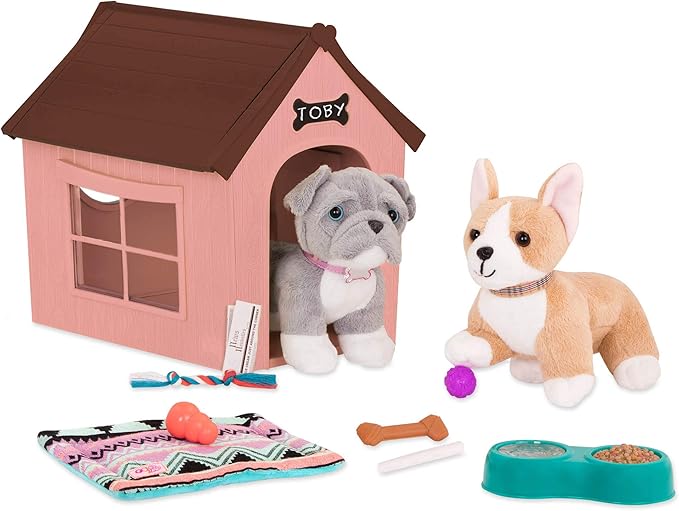 our generation deluxe dog house set