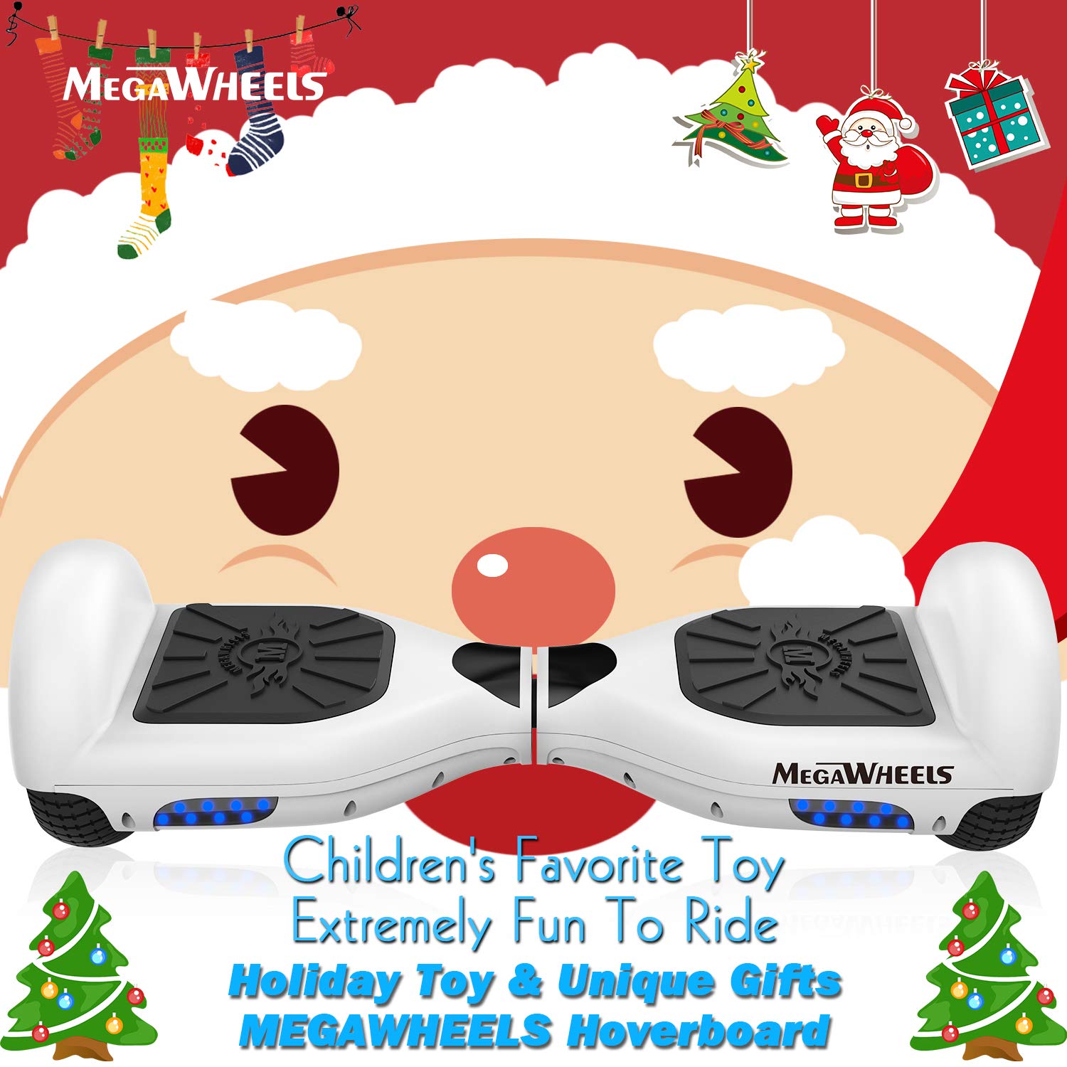 MegaWheels Hoverboard Self Balancing Scooter Hover Board for Kids Adults with UL Certified