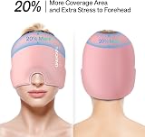ONLYCARE Migraine Relief Cap Upgraded Odorless Pink Head Wrap view 7