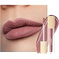 Oulac Matte Liquid Pink Lipstick for Women, Pink Nude Long Lasting Lipstick, Waterproof Lip Stain, No Transfer, Creamy High Pigmented Formula with Vitamin E, Vegan & Cruelty-Free M24