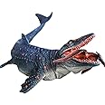 fromeasy Mosasaurus Toy, Movable Jaw Mosasaurus with Pterodactyl | Pteranodon Prehistoric Dinosaur Action Figure Toys, Great Gift, Collection, Gift for Kids Ages 4+