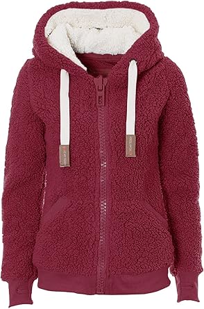 ladies teddy fleece jacket