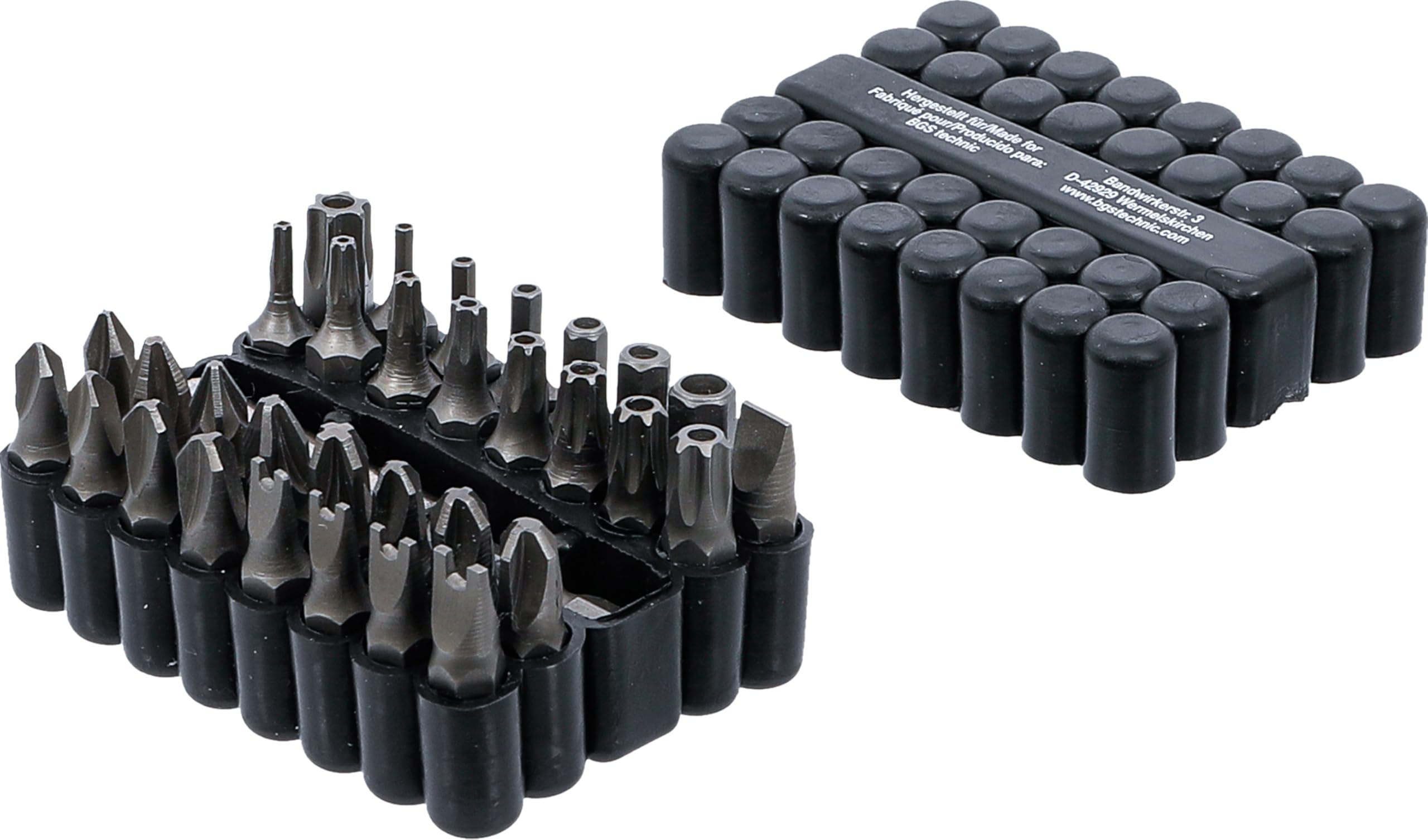 BGS Diy 763 | Bit Set | short | 6.3 mm (1/4") Drive | various types | 33 pcs.