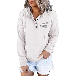 JJHAEVDY Womens Puppy Paw Prints Casual Hoodie