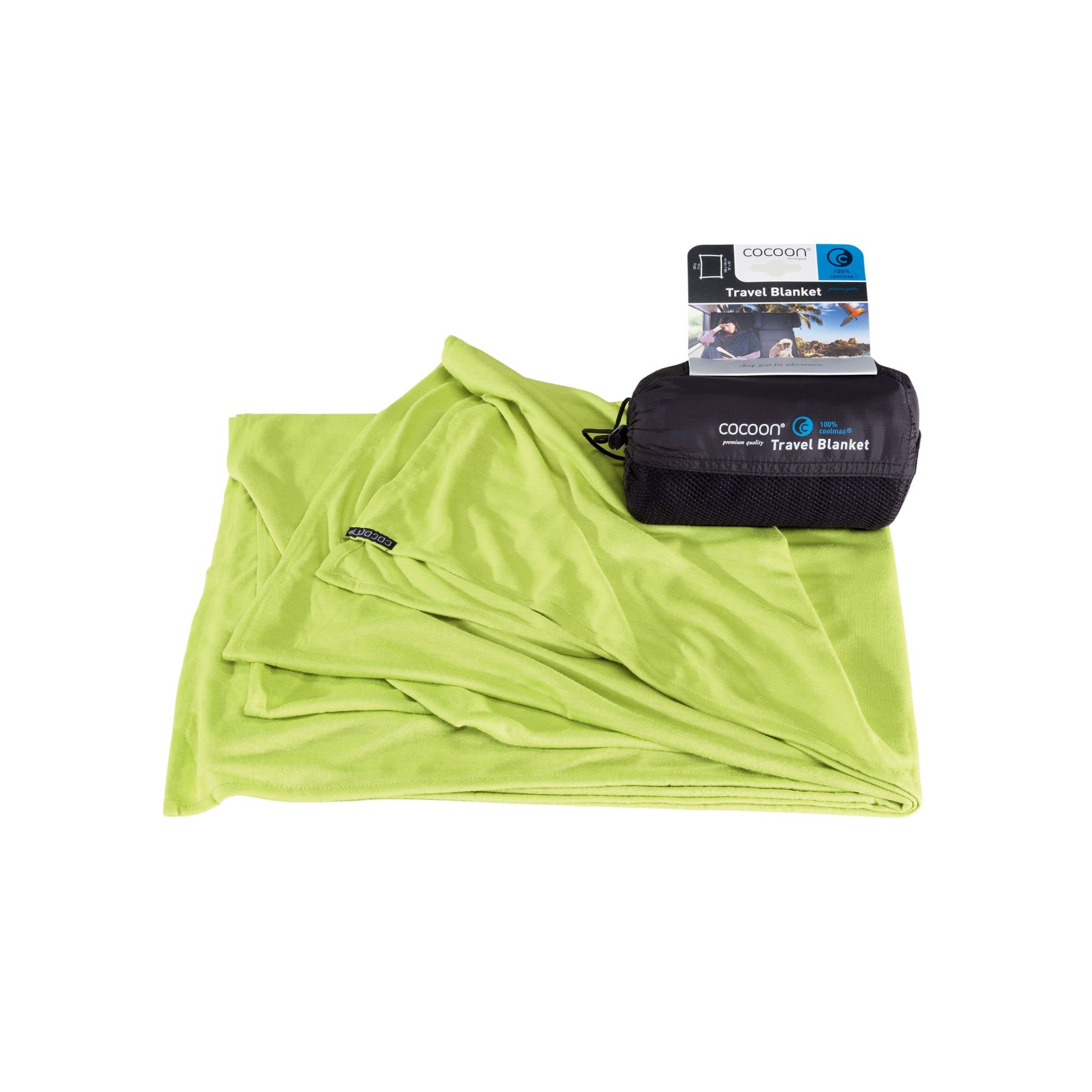 cocoon - Premium - Coolmax - Travel Blanket - Tree Frog Green