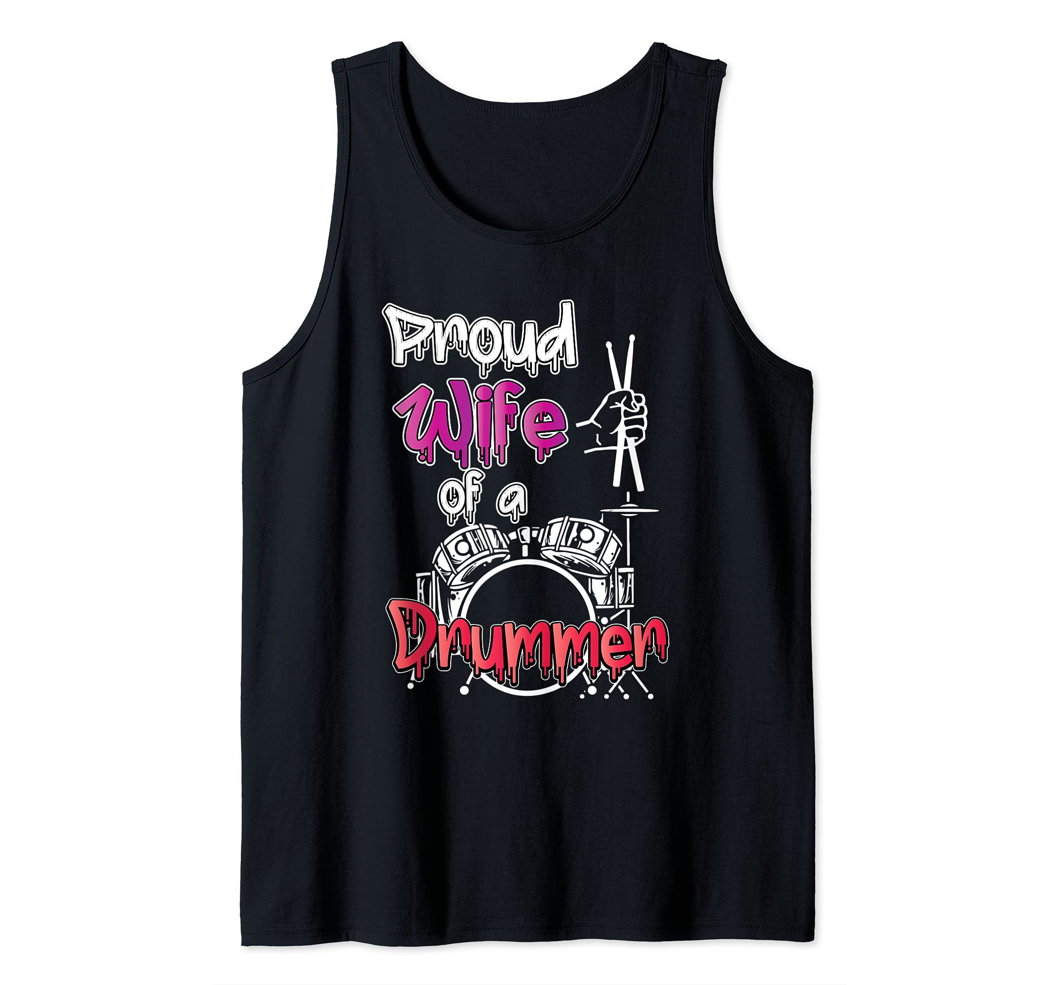 Drummer Men Drum Sticks Drumming Percussion Drummer Tank Top