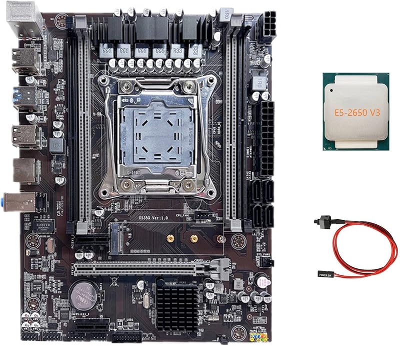 Oikabio X99 Motherboard LGA2011-3 DDR4 DDR3 E5-2650 V3 CPU Combo Switch Cable