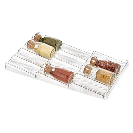 Interdesign Linus Spice Rack Drawer Organizer For Kitchen Storage